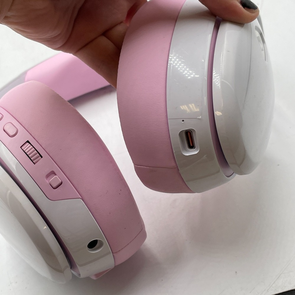 Gtheos Captain 300 Wireless Gaming Headset Pink White USB Over-Ear for PS5 & PS4 - Picture 9 of 9